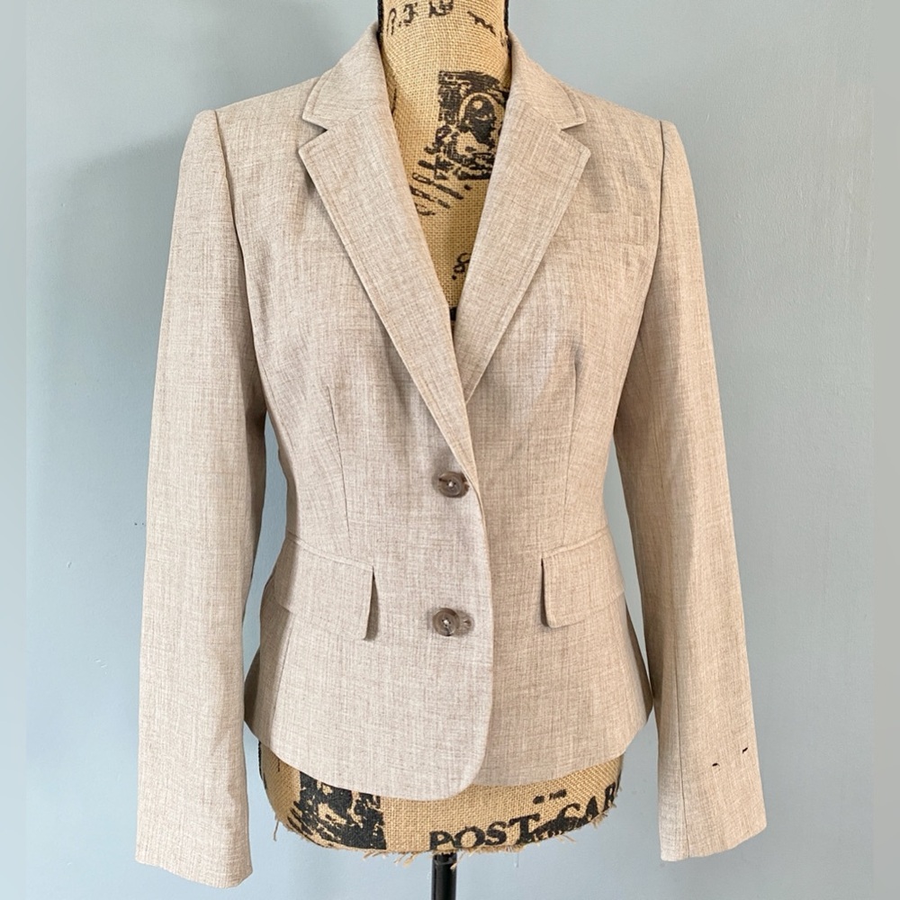 NEW Banana Republic Blazer with tags Tan Petite